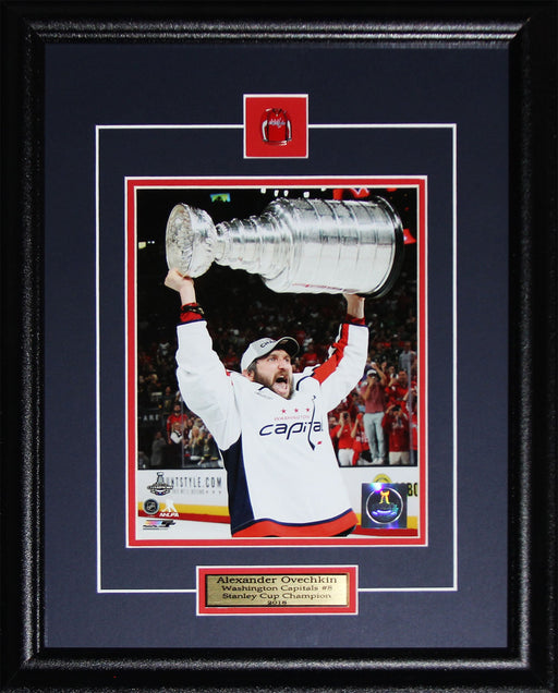 Alexander Ovechkin Washington Capitals 2018 Stanley Cup Hockey 8x10 Hockey Frame