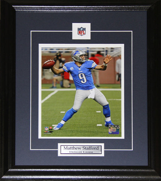 Matthew Stafford Detroit Lions 8x10 Football Memorabilia Collector Frame