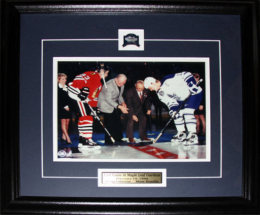 Maple Leafs Gardens Last Game Gilmour Vs. Sundin 8x10 Hockey Collector Frame