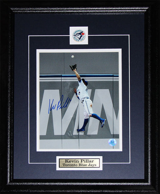 Kevin Pillar Toronto Blue Jays Signed 8x10 Baseball Collector Frame