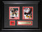 Chris Neil Ottawa Senators 2 Card Hockey Memorabilia Collector Frame