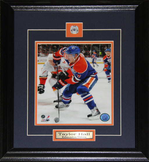 Taylor Hall Edmonton Oilers 8x10 Hockey Memorabilia Collector Frame