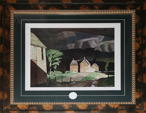 Passing Storm 1938 by Alfred Joseph A. J. Casson Canadian Art Print Frame Group of Seven