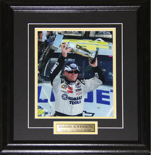 Jimmie Johnson NASCAR Auto Motorsport Racing Driver Sprint Cup 8x10 Frame