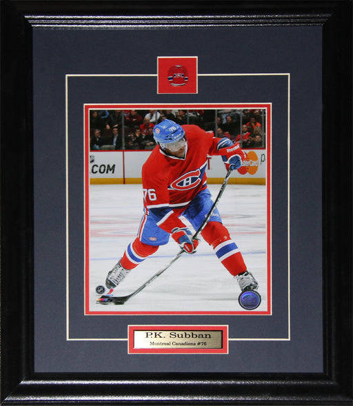 PK Subban Montreal Canadiens 8x10 Hockey Memorabilia Collector Frame