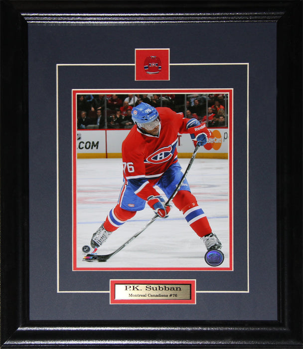PK Subban Montreal Canadiens 8x10 Hockey Memorabilia Collector Frame