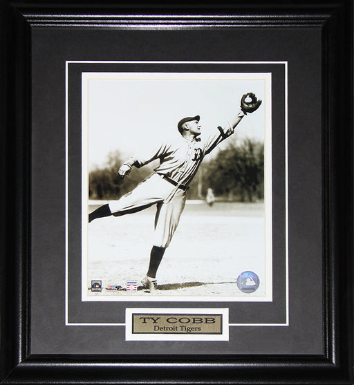 Ty Cobb Detroit Tigers 8x10 Baseball Memorabilia Collector Frame