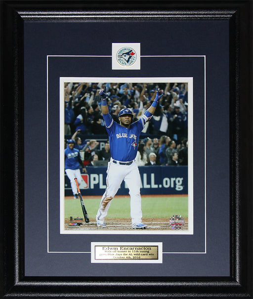 Edwin Encarnacion Toronto Blue Jays 2016 Wild Card Bat Drop 8x10 Baseball Frame