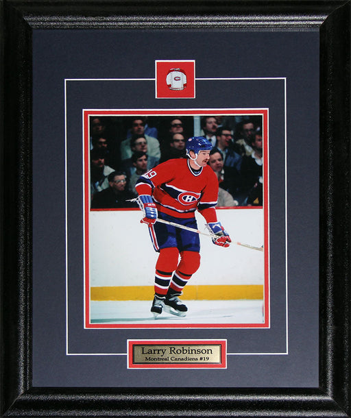 Larry Robinson Montreal Canadiens 8x10 Hockey Memorabilia Collector Frame