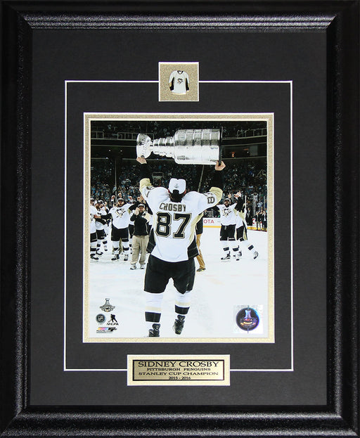 Sidney Crosby Pittsburgh Penguins 2016 Stanley Cup 8x10 Hockey Frame