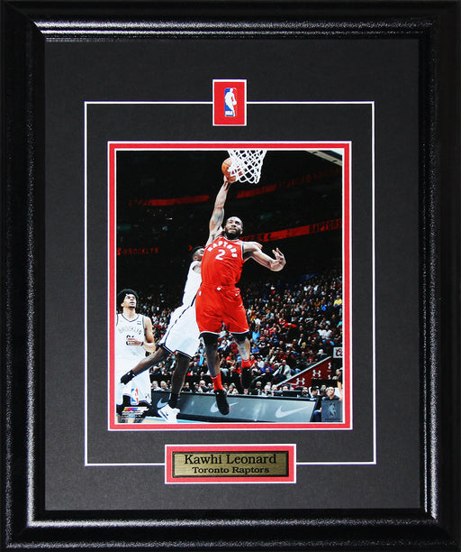Kawhi Leonard Toronto Raptors 8x10 Basketball Collector Frame (Dunk)