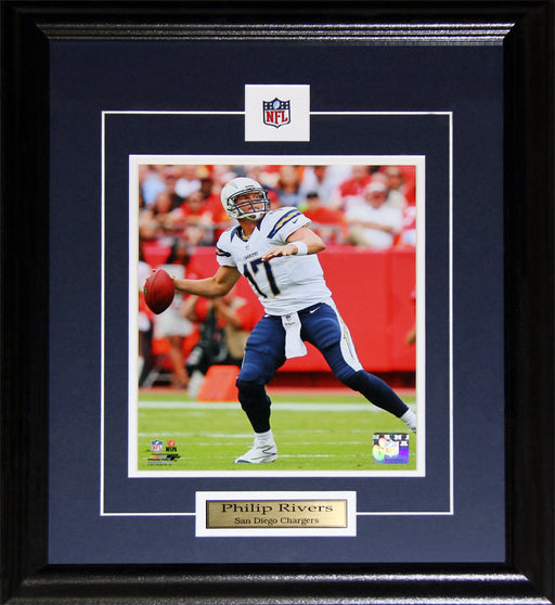 Phillip Rivers San Diego Chargers 8x10 Football Memorabilia Collector Frame