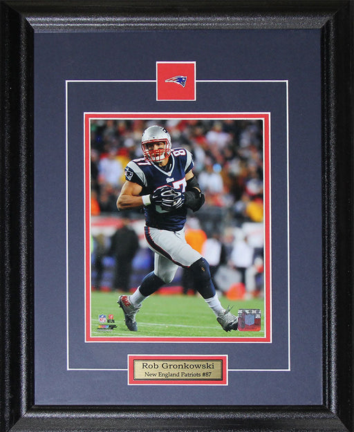 Rob Gronkowksi New England Patriots 8x10 Football Collector Frame