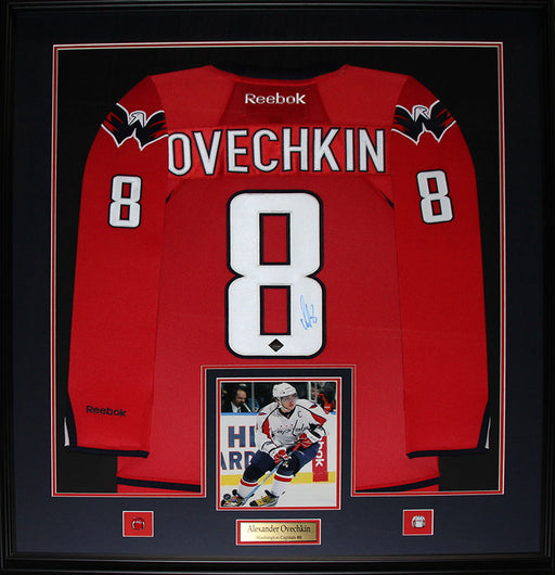 Alexander Ovechkin Washington Capitals Signed Jersey Hockey Collector Frame