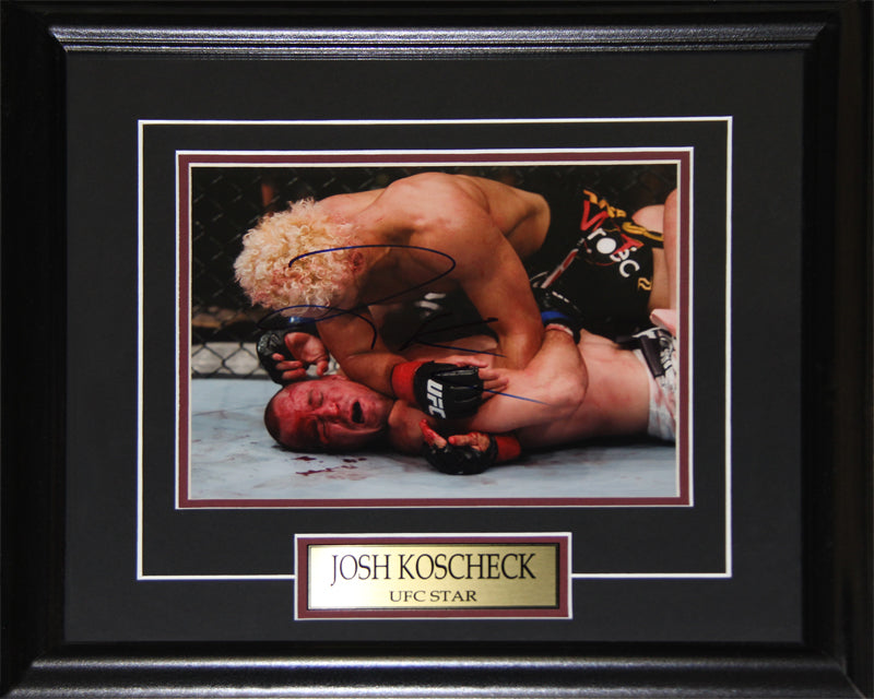 Josh Koscheck UFC MMA Mixed Martial Arts Signed 8x10 Memorabilia Collector Frame