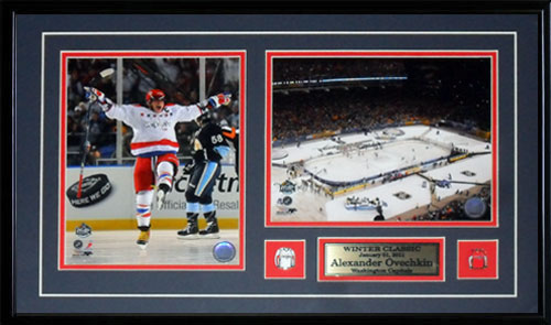 Alexander Ovechkin Washington Capitals Winter Classic 2 Photo Hockey Frame