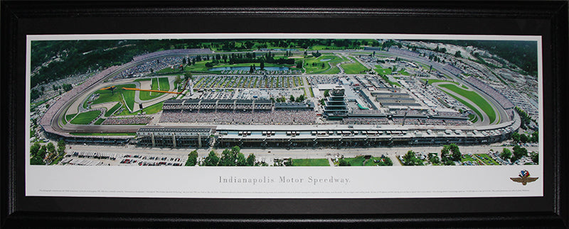 Indianapolis Motors Speedway NASCAR racing Panorama Memorabilia Collector Frame