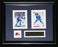 Joe Sakic Quebec Nordiques 2 Card Hockey Memorabilia Collector Frame