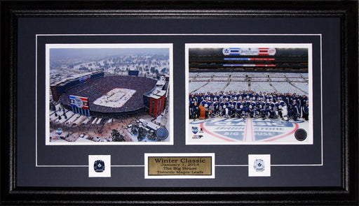 Toronto Maple Leafs 2014 Winter Classic 2 Photo Hockey Collector Frame