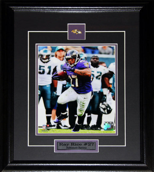 Ray Rice Baltimore Ravens 8x10 Football Memorabilia Collector Frame