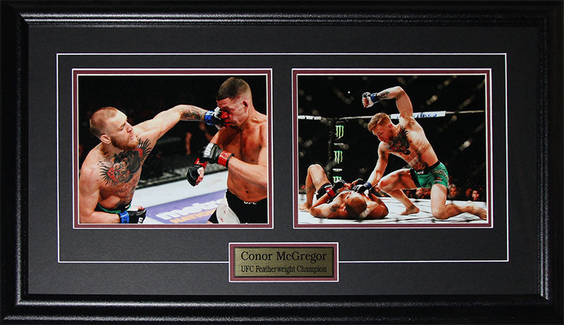 Conor McGregor The Notorious MMA UFC Mixed Martial Arts 2 Photo Collector Frame