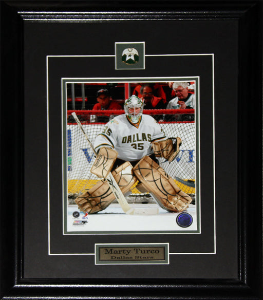 Marty Turco Dallas Stars 8x10 Hockey Memorabilia Collector Frame