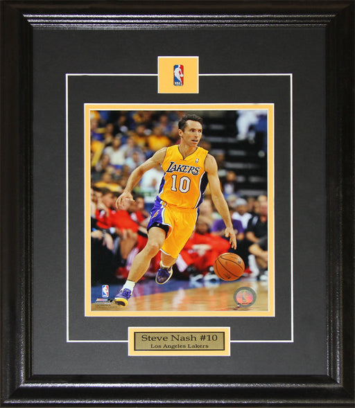 Steve Nash Los Angeles Lakers 8x10 Basketball Memorabilia Collector Frame