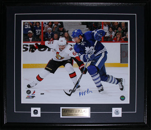 Joffrey Lupul Toronto Maple Leafs Signed 16x20 Hockey Collector Frame