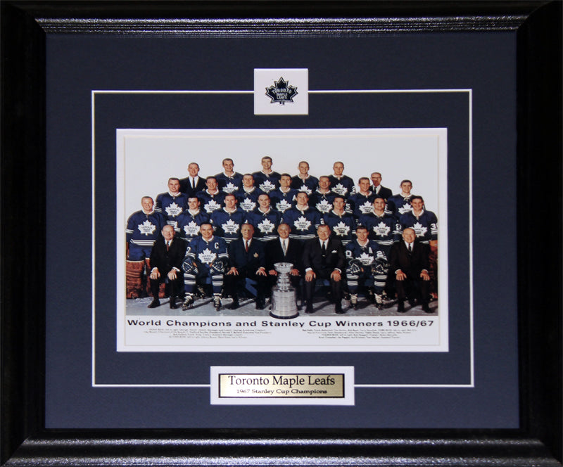 1967 Toronto Maple Leafs Stanley Cup 8x10 Hockey Memorabilia Collector Frame