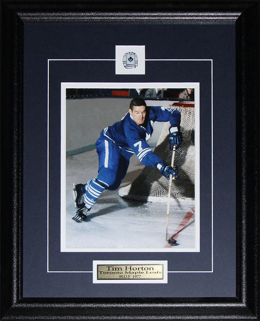 Tim Horton Toronto Maple Leafs 8x10 Hockey Memorabilia Collector Frame