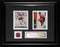 Theoren Fleury Calgary Flames 2 Card Hockey Memorabilia Collector Frame