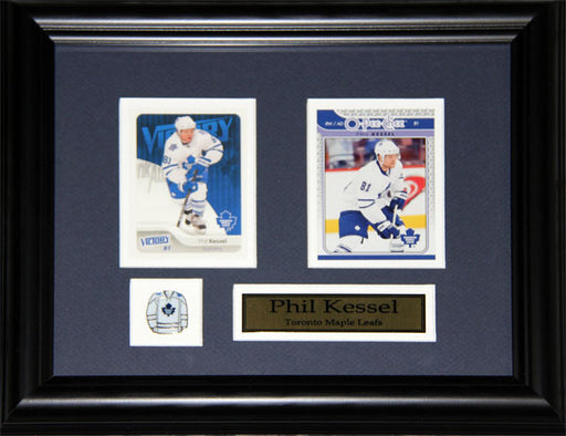 Phil Kessel Toronto Maple Leafs 2 Card Hockey Memorabilia Collector Frame