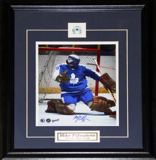 Mike Palmateer Toronto Maple Leafs Signed 8x10 Hockey Collector Frame