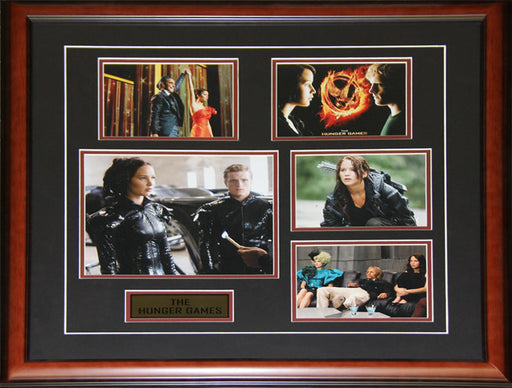 The Hunger Games Jennifer Lawrence Movie Trilogy 5 Photograph Collector Frame