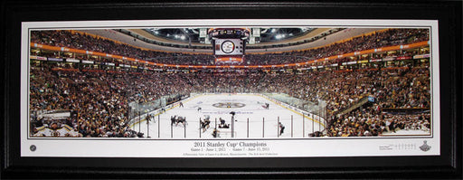 Boston Bruins TD Garden Game 7 2011 Panorama Hockey Collector Frame