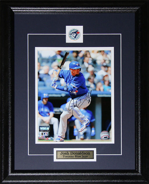 Josh Donaldson Toronto Blue Jays Signed 8x10 Baseball Collector Frame