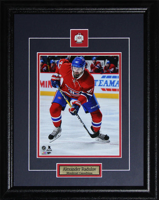 Alexander Radulov Montreal Canadiens 8x10 Hockey Memorabilia Collector Frame