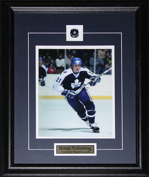 Borje Salming Toronto Maple Leafs 8x10 Hockey Memorabilia Collector Frame