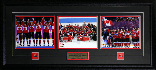 2014 Team Canada Womens Hockey Gold Medal Sochi Winter Olympics 3 Photo Frame