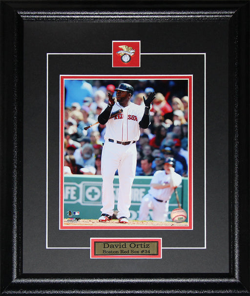 David Oritz Boston Red Sox 8x10 Baseball Memorabilia Collector Frame