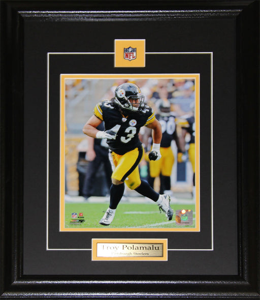 Troy Polamalu Pittsburgh Steelers 8x10 Football Memorabilia Collector Frame