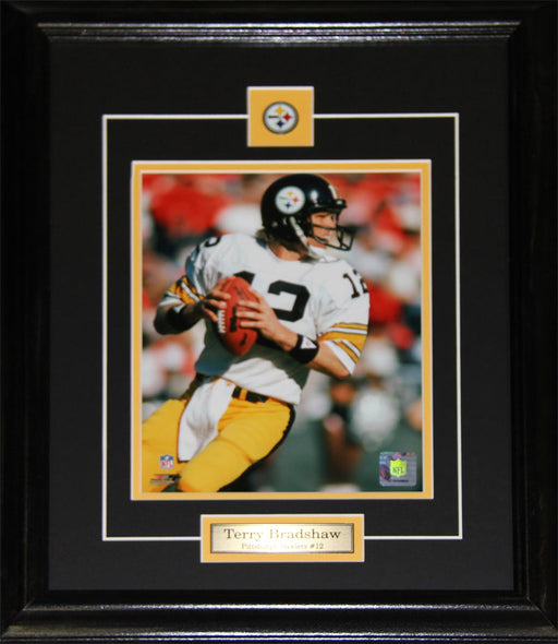 Terry Bradshaw Pittsburgh Steelers 8x10 Football Memorabilia Collector Frame