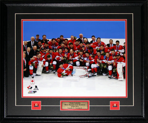 2014 Team Canada Mens Hockey Gold Medal Sochi Winter Olympics 16x20 Frame