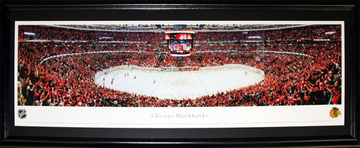 Chicago Blackhawks United Center Panorama Hockey Memorabilia Collector Frame