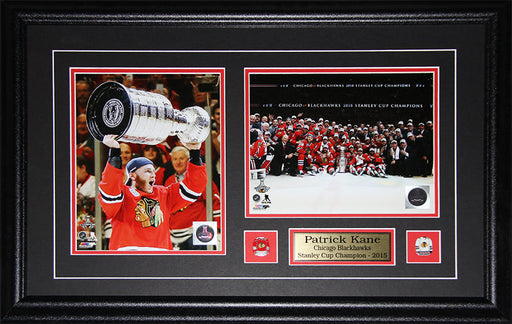 Patrick Kane Chicago Blackhawks 2015 Stanley Cup 2 Photo Hockey Frame