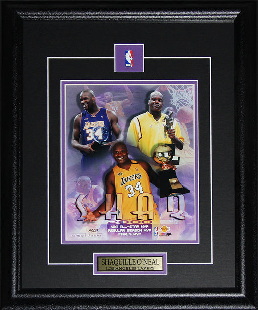 Shaquille O'Neal Los Angeles Lakers 8x10 Basketball Collector Frame