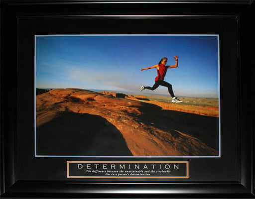 Determination Attainable Cross Country Motivational Poster Collector Frame