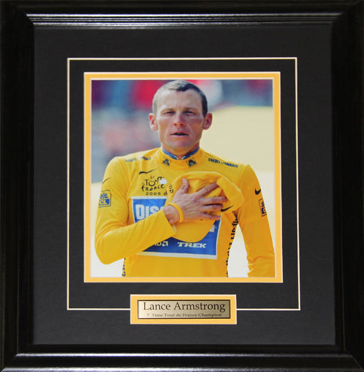 Lance Armstrong Tour de France Cycling 8x10 Sports Collector Frame