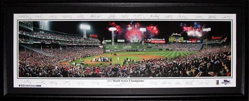 Boston Red Sox Fenway Park 2013 World Series Champions Panorama Baseball Frame