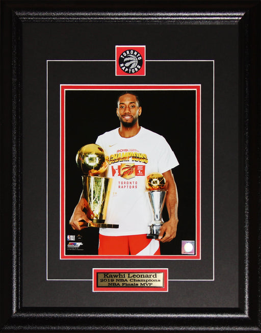 Kawhi Leonard Toronto Raptors 2019 Finals Championship & MVP 8x10 Memorabilia Collector Frame